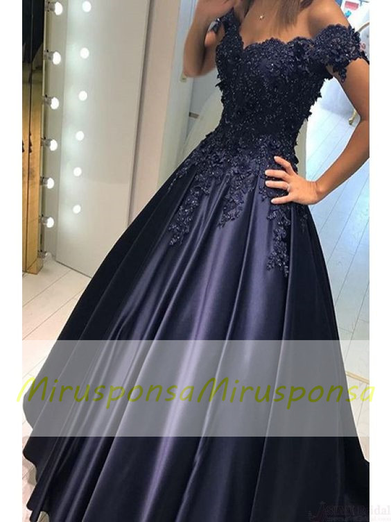 black military ball gowns